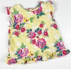 Little Me Floral Top NWT Girls Size 24 Months